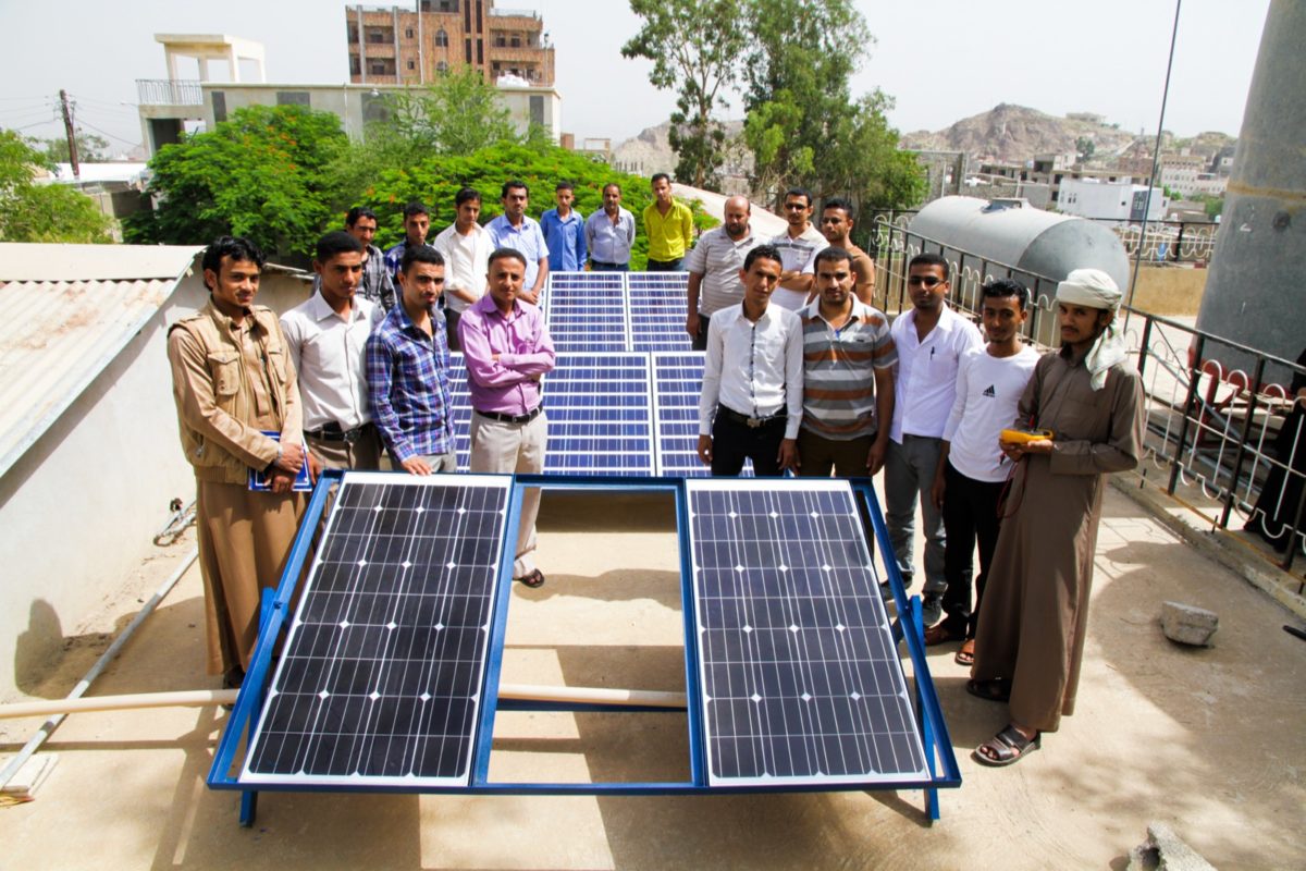 Solar Power Training helps Yemenis