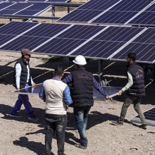 Solar water pumping